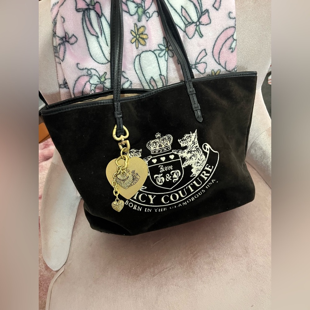 Vintage Juicy Couture Black Tote Bag